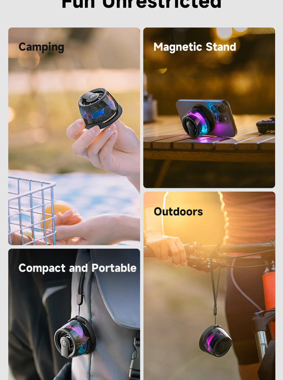 Edifier Magnetic Portable Bluetooth Speaker HECATE G200 Mini Sound Box Bluetooth 5.3 RGB