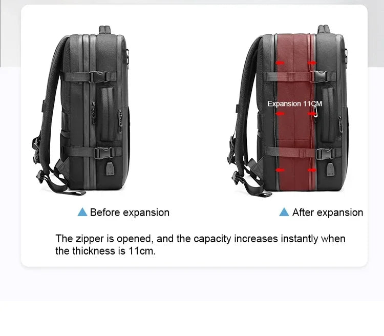 Men and Women Vacuum Backpack  with Air Pump