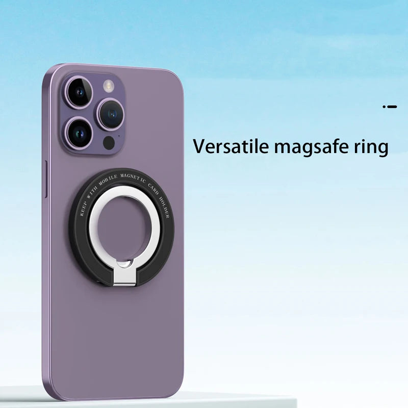 For MagSafe Phone Magnetic Finger Ring Holder for Iphone