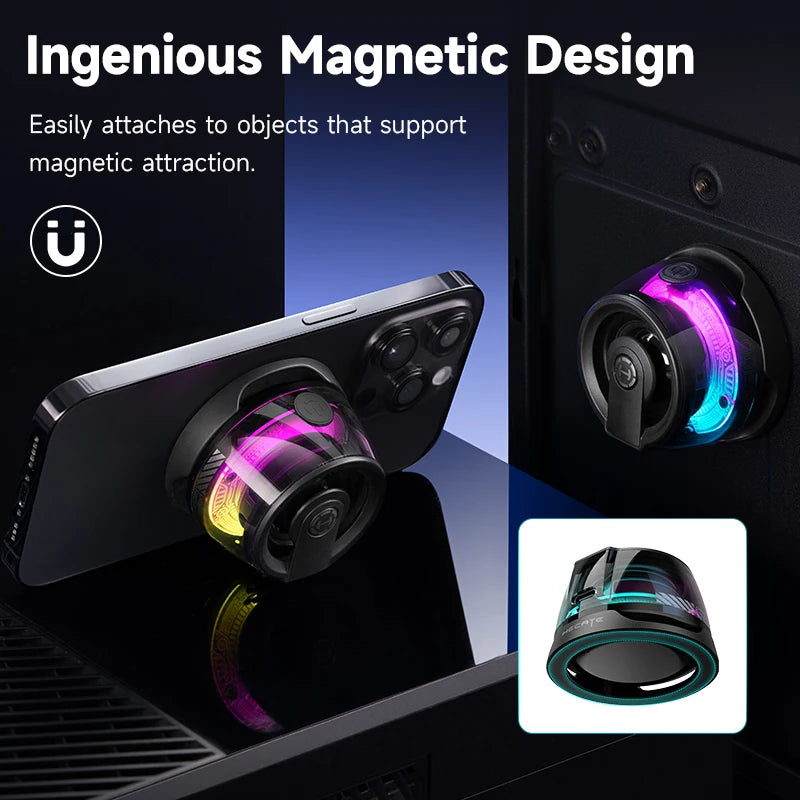 Edifier Magnetic Portable Bluetooth Speaker HECATE G200 Mini Sound Box Bluetooth 5.3 RGB